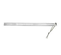 Práctica regla de acero inoxidable que ofrece durabilidad y seguridad para la instrucción en y trabajo de diseño profesional Regla de acero inoxidable