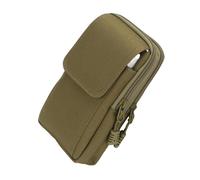 Práctica riñonera para hombre para teléfonos inteligentes, diseño ergonómico esencial, para viajes, senderismo, uso diario, bolsa ligera de tela Oxford, Green