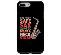 Practica Saxofón Seguro Siempre USA Correa para El Cuello | Jazz Music Carcasa para iPhone 7 Plus/8 Plus