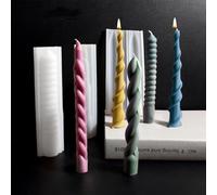 Práctica tira de silicona resistente forma de vela para amantes de la artesanía para regalos hechos a mano y tiras decorativas de temporada en forma de vela