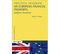 Practical Handbook on European Financial Passports