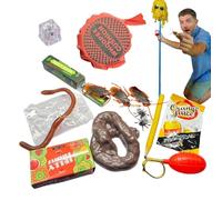 Practical Joke Kit - PVC Rubber 15cm, Divertido broma Juguetes, de larga duración | Juego Creativo, April Fools Set, Realistic Gag Gift for Parties, Reuniones, Eventos Escolares, Festivales, Diversión