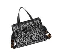 Practical Leopards Pattern PU Leather Handbag for Women Crossbody Purse Casual Shoulder Bag with Adjustable Strap Women Handbag