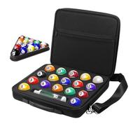 Practical Transport Solution: The Pool Ball Case includes a thoughtfully cr
