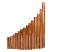 Practicar para Principiantes flauta de pan 15 Tubos G-tune Pan Flauta Viento De Madera Instrumento Musical Tradicional Chino Mano Izquierda/derecha (Color : Right hand)