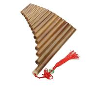 Practicar para Principiantes flauta de pan 15 Tubos Naturales Flauta De Pan Instrumento De Viento Instrumento De Viento De Madera