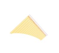 Practicar para Principiantes Flauta de Pan Aprende A Tocar La Flauta De Pan De 18 Flautas con Boquilla (Color : Yellow)