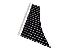 Practicar para Principiantes flauta de pan Flauta De Pan Enseñanza Introducción Al Aprendizaje Flauta De Pan De Resina Negra 18 Tubos