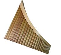 Practicar para Principiantes flauta de pan Flauta De Pan Profesional Barniz De 25 Tubos Tecla G Mtecla C Afinación Profesional (Color : C)