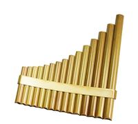 Practicar para Principiantes flauta de pan Flauta De Pan Profesional De 15 Tubos Flauta De Pan Especial Para Adultos, Sintonizador Escolar Profesional Bolsa De Cuero (Color : C, Size : Right)