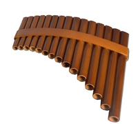 Practicar para Principiantes Flauta de Pan Instrumento Musical Étnico Tradicional Flauta De Pan De 15 Tubos C/G Bajo para Zurdos Y Diestros De Nivel Básico (Color : C, Size : Right-Handed)