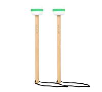 Prácticas baquetas de fieltro y madera antideslizantes para músico para mejorar el agarre y el control durante el juego, mazos de bajo con cabeza de fieltro