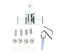 Prácticas bisagras de puerta de cristal ajustables de 90 grados para mamparas de ducha de baño sin problemas, diseños de fácil instalación, abrazadera de puerta de vidrio