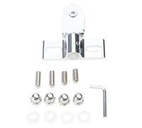 Prácticas bisagras de puerta de cristal ajustables de 90 grados para mamparas de ducha de baño sin problemas, diseños de fácil instalación, abrazadera de puerta de vidrio