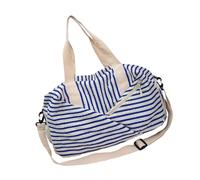 Prácticas bolsas de viaje resistentes al agua con patrón de dibujos animados, gran capacidad, organizadoras para uso diario, divertido bolso con patrón de dibujos animados, Blue, Mass Beauty
