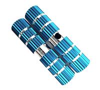 Prácticas clavijas de bicicleta bicicleta de montaña bicicleta de montaña bicicleta acrobacias traseras anticorrosión aleación de aluminio pedal de pie BMX longitud 10 cm