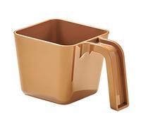 Prácticas cucharas cuadradas para helados y taza medidora, materiales de resistentes, suministros para fiestas para bebidas frías y postres, cuchara para