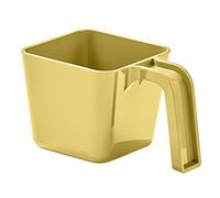 Prácticas cucharas cuadradas para helados y taza medidora, materiales de resistentes, suministros para fiestas para bebidas frías y postres, cuchara para