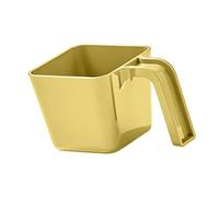 Prácticas cucharas cuadradas para helados y taza medidora, materiales resistentes, suministros de fiesta para bebidas frías y cuchara medidora de postres