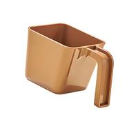 Prácticas cucharas cuadradas para helados y taza medidora, materiales resistentes, suministros de fiesta para bebidas frías y cuchara medidora de postres