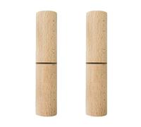 Prácticas herramientas de apriete de nudos de madera de haya para asegurar cuentas en pulseras, llaveros y pulseras hechas a mano, 2 piezas de silicona para extracción de nudos