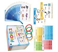 Prácticas Phonics Flashcards Juguetes Educativos Aprender Tarjetas Leer Para Niños Adultos Instrumento Educativo Para Adultos