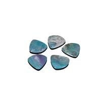 Prácticas púas de guitarra decorativas con textura de resina con agarre contorneado, múltiples opciones de color, púas de guitarra para solos rápidos