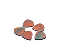 Prácticas púas de guitarra decorativas con textura de resina con agarre contorneado, múltiples opciones de color, púas de guitarra para solos rápidos