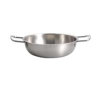 Prácticas sartenes para wok, ollas únicas para el hogar, resistentes y antiadherentes, para cocinar al aire libre e interior, sartenes para hornear