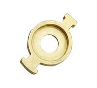 Prácticas válvulas de trompeta Resorte Placa de soporte de textura de cobre de elasticidad para mejorar la estabilidad del sonido Durabilidad Accesorios de ensayo musical