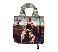 PracticDomus Bolsa para Compra Plegable y Reutilizable de Gran Capacidad con Estampados Originales (La Bella Jardinera)