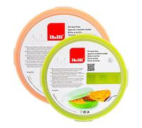 PracticDomus Lote de 2 Porta Alimentos en Plástico PP05, Libres de BPA (2x 26+21.5 cm)