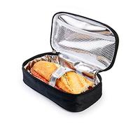 PracticDomus Porta Bocadillos Termoinsulado Iris Barcelona Modelo Fun. Color Negro