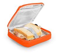 PracticDomus Porta Sandwich Infantil Termoinsulado Iris Barcelona Modelo Kids. Color Naranja