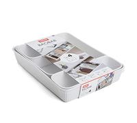 PracticDomus - Set de Organizadores de Cajones y Escritorio Baobab (4x Blanco)