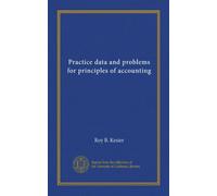 Practice data and problems for principles of accounting