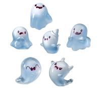 Práctico 6 piezas de Halloween Spector brillante para configurar accesorios de decoración del hogar para fiestas de disfraces y eventos temáticos