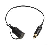 Práctico adaptador de enchufe de carga para motocicleta diseñado para su uso con conectores Hella, soporta encendido de 12 V