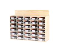 Práctico armario de almacenamiento con 12/15/20/25 ranuras, caja de madera para oficinas, escuelas, eventos, soporte multicelda para soluciones de autoservicio (A, 12 compartimentos)