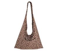 Práctico bolso de hombro para mujer, diseño de animales, bolso de mano casual, versátil con gran capacidad para uso diario, elegante comprador, Brown, One Size