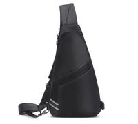 Práctico Bolso De Pecho para Hombre con Amplio Almacenamiento Y Práctico Bolso Hombro Tipo Bandolera Tela Oxford para Profesionales