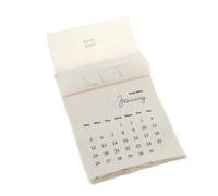 Práctico calendario de pared de tela 2025 único para planificación diaria en el espacio vital y el área de trabajo, aula educativa