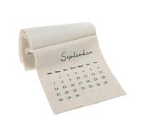 Práctico calendario de pared de tela 2025 único para planificación diaria en el espacio vital y el área de trabajo, aula educativa