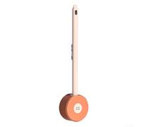 Práctico cepillo de inodoro y soporte para autocaravanas, fácil enjuague y diseño de secado rápido (rosa)