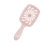 Práctico cepillo desenredante hueco para cabello seco o húmedo que ofrece un desenredado suave y un aumento voluminoso