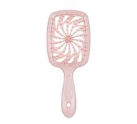 Práctico cepillo desenredante hueco para cabello seco o húmedo que ofrece un desenredado suave y un aumento voluminoso