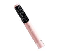 Práctico cepillo para alisar el cabello, herramienta de peinado, cepillo para alisar el cabello, práctico alisador eléctrico con peine caliente, herramienta de peinado