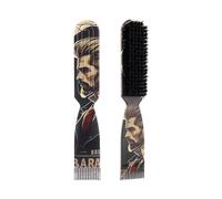 Práctico cepillo para cabello y barba para hombres y mujeres, cerdas suaves para una piel suave, herramienta portátil de aseo facial