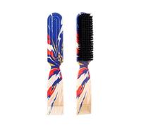 Práctico cepillo para cabello y barba para hombres y mujeres, cerdas suaves para una piel suave, herramienta portátil de aseo facial