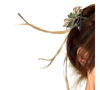 Práctico clip acrílico para el pelo con diseño de estrella y cintas para mujer, accesorio de pelo de moda para el hogar, oficina, fiesta